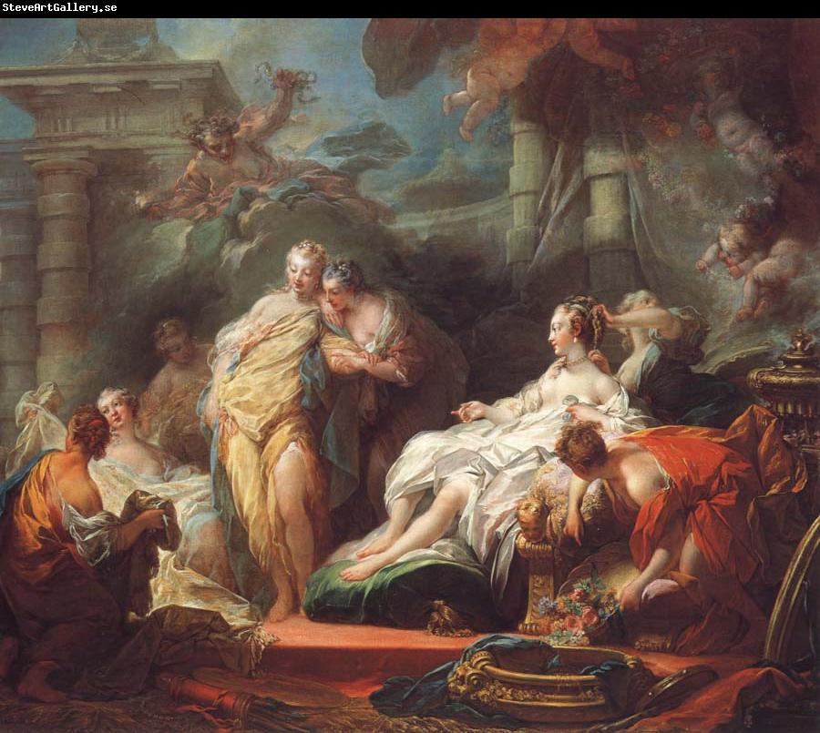 Jean Honore Fragonard Psyche Showing Her Sisters her gifts From Cupid